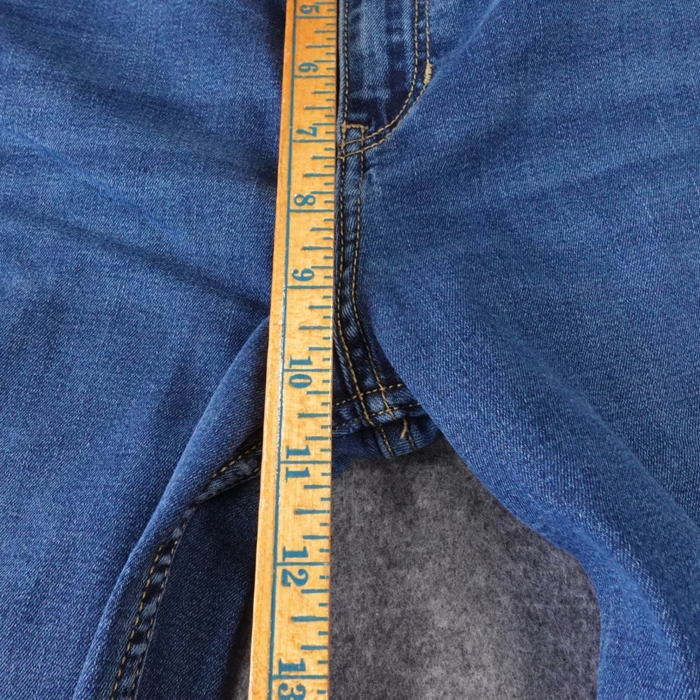 Hollister High-Rise Flare Jeans Dark Wash Blue W29 8R Bell Bottoms - Picture 11 of 12